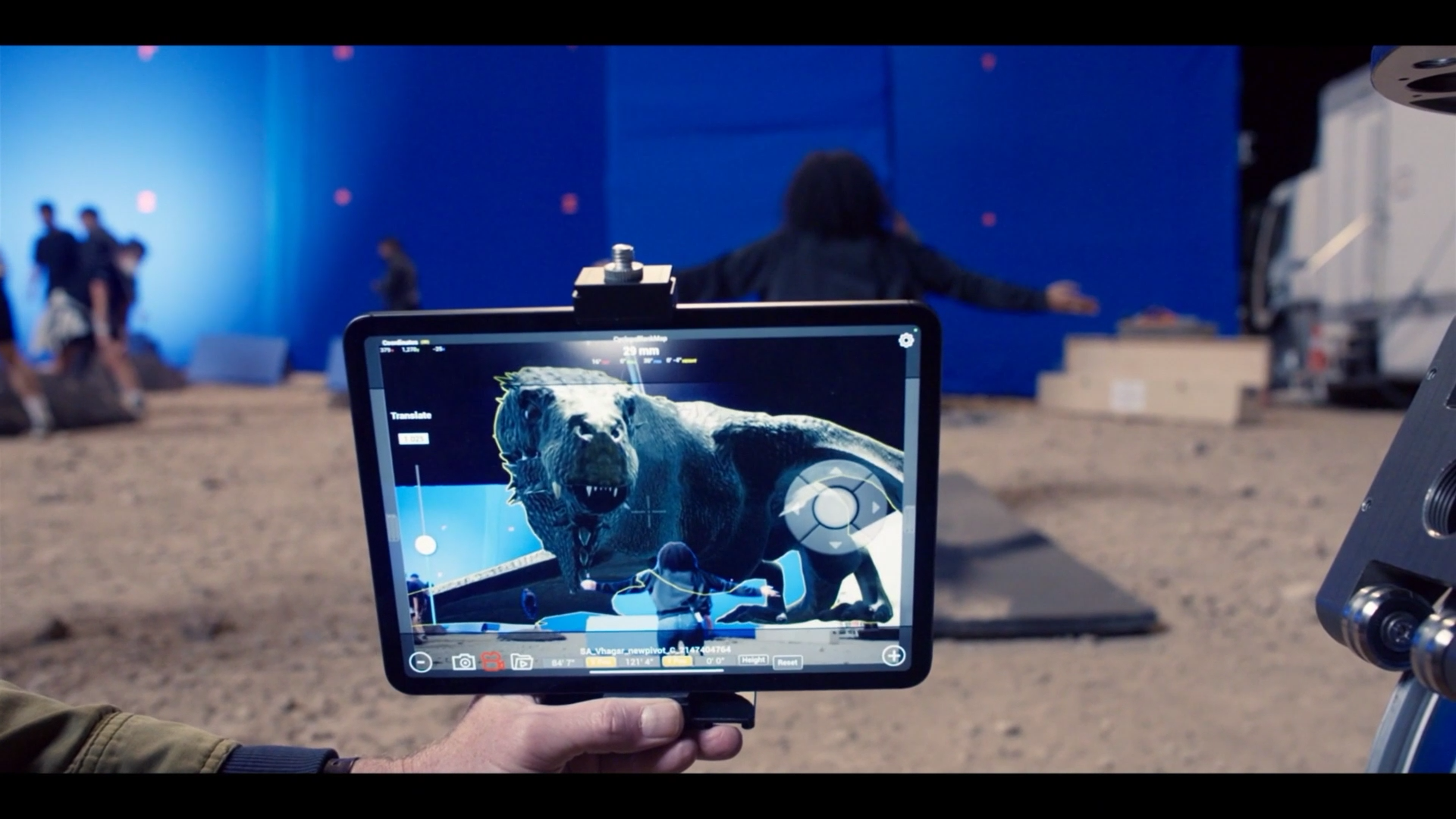 Cyclops AR on iPad — feature film beta testing